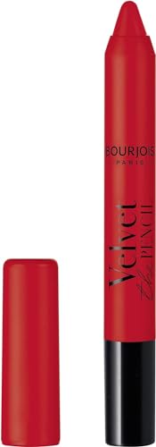 Bourjois Paris Velvet The Pencil Lipstick - 14 Amuse Rouge