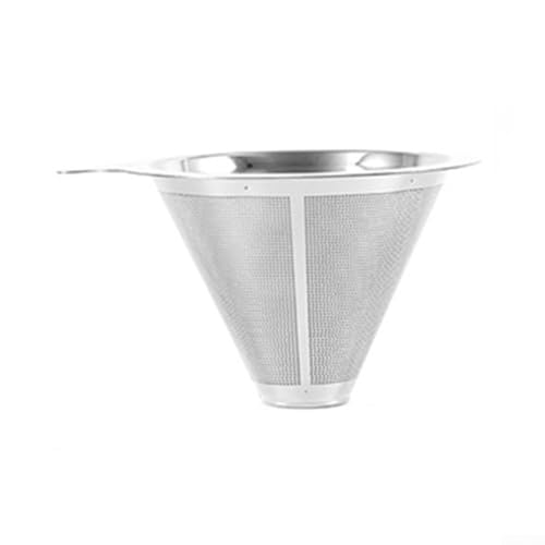 Filtro de café reutilizable de acero inoxidable para camping y viajes (S)