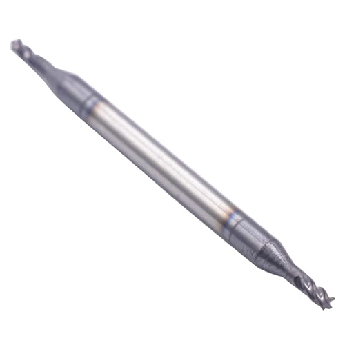 Image of 5Pcs 1 /16 inch 4 Flute Solid Carbide Square End Mill, Double End, AlTiN Coated | 35 Degree Helix, 1 /16 inch Cutting Diameter, 1 /8 inch Shank Diameter, 1 /8 inch Length of Cut, 2 inch Overall Length