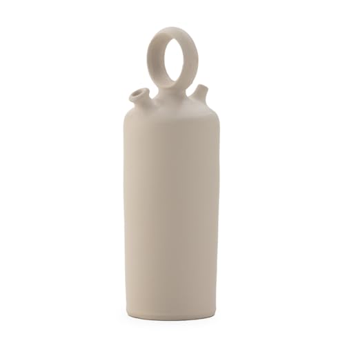 BOTIJO 11X11X34 ARCILLA GRIS