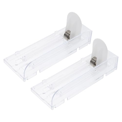PLAFOPE 2pcs Automatic for Transparent Showcase Racks Integrated Design for Supermarket Use Display Stands