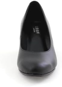 Amazon | 卑弥呼(ヒミコ) 5cmヒールラウンドトゥブラックパンプス