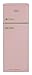CDA Betty Tea Rose 55cm Free Standing Fridge Freezer Tea Rose D Rated