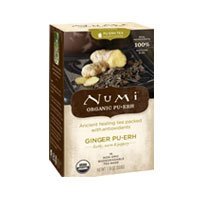Numi Organic Pu-erh Tea Ginger -- 16 Tea Bags by Numi