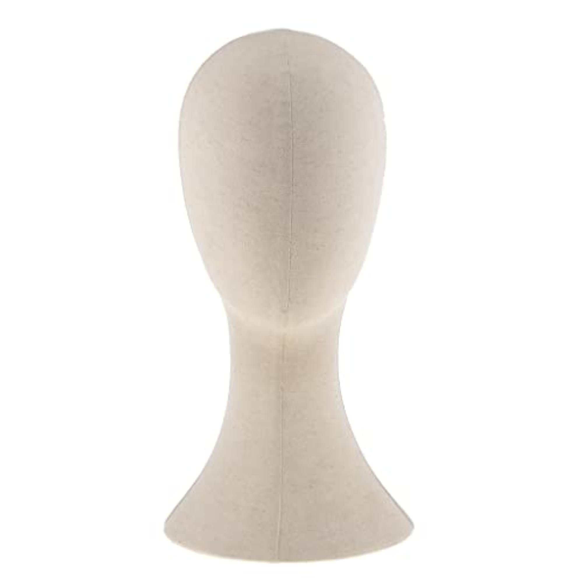 Canvas Block Mannequin Head for Wig and Hat Display