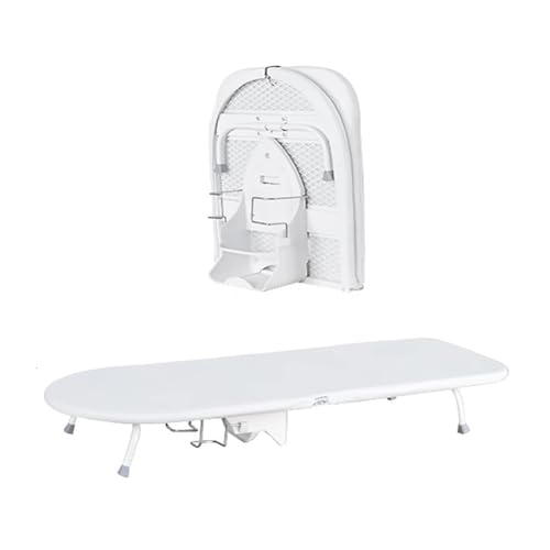 PA-DABAOO Pequeña Tabla De Hierro con Reposo De Hierro, Encimera De Viaje De Cobertura Plegable, Mini Encimera De Mesa De Planchado para Ahorro De Espacio, con Cubierta Resistente Al Calor,B