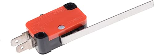 Micro-interrupteurs V-153-1C25 de précision à long levier rigide pour électronique de mesure