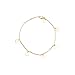 LUUK LIFESTYLE Bracelet mode avec plusieurs plaques rondes en acier inoxydable au design moderne, aspect moderne et minimaliste, cadeau de bijou unique pour elle, bijoux de soirée, or