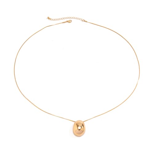 collares de gargantilla para mujeres, collar de cadena delgada de serpiente larga gótica para mujeres simple bola brillante gota de agua colgante de lágrima gargantilla estética joyería Y2K, regalo