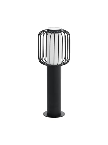 Pieu extérieur moderne noir GL0461 pour éclairage de jardin, cour et véranda