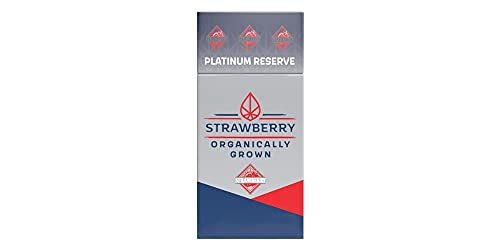 Platinum Reserve - Herbal Cigarettes - Tobacco and Nicotine Free - 1 Pack - 10 Smokes | Strawberry | Quit Smoking | Non-Addictive | Organic | Relaxation | All Natural | No Nicotine | Farm Fresh