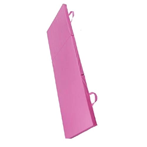 Colchoneta gruesa rosa para ejercicio, plegable, 72x24x2 pulg miniatura 1