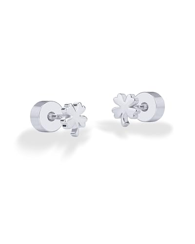 Image of PAVOI 14K Gold Plated Dainty Flat Back Earrings for Women, Piercing Studs