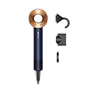 Dyson Supersonic™ Hair Dryer Straight+Wavy – Fast Drying Without Extreme Heat – Intelligent Temperature Control – Includes 3 attachments