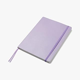 Paperchase Agenzio Soft Dotted Notebook - Lavender (Large)