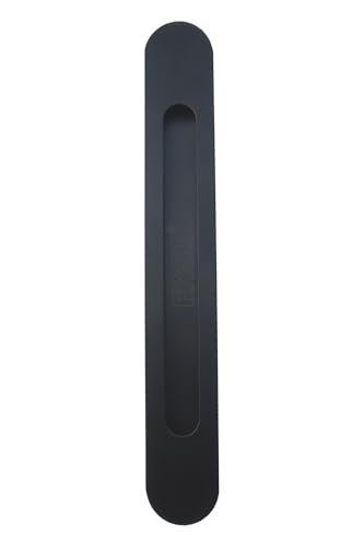 Image of FAST CSH03 Stainless Steel Black Architechral Cabinet Concealed Sliding Door Handle for Wardrobe & Cupboard Doors. (12 INCH)