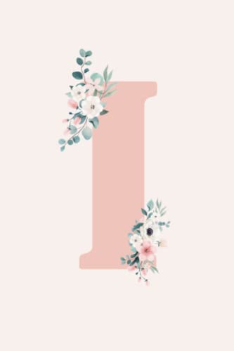 Monogram Journal Notebook – Letter I: Journal Notebook for Wife, Mom, Daughter, Grandmother and Teen Girls | Initial I Journal or Diary for School, College or Office | 100 Lined Pages