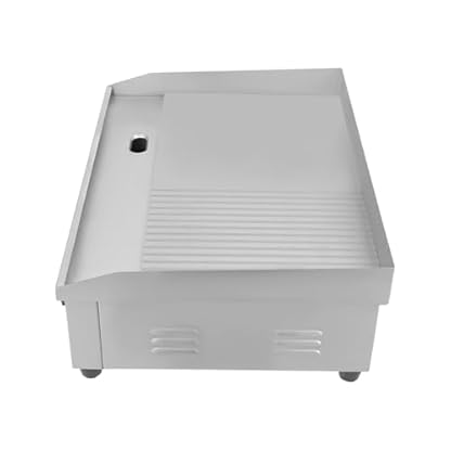 Elektrische Grillplatte 3000W, Einstellbare Temperatur 50–300°C Kommerziell Elektrogrill, Gastronomie Tischgrill Platte aus Edelstahl 36 * 30 * 0.8cm für Haus und Restaurant – Bild 8