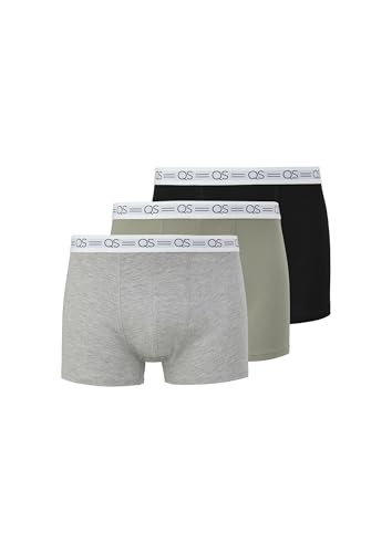 QS 3er-Set Boxershorts aus Jersey