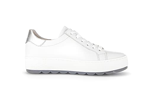 Gabor Women's Low-Top Trainers, Women's Low Shoes, White Silver 50, 5 UK - Image 3