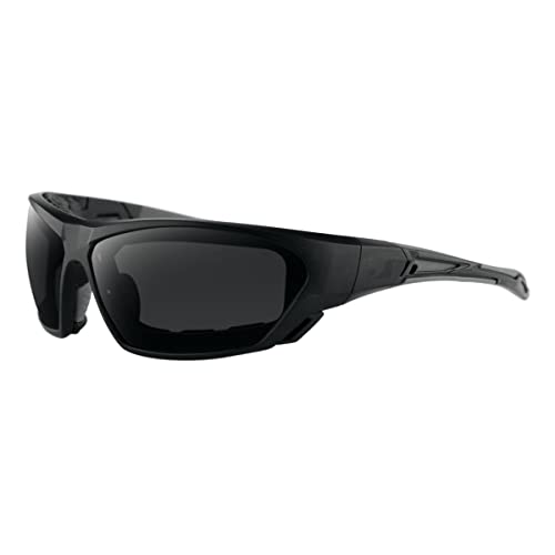 Bobster Eyewear Crossover, Gafas Unisex, Matte Black, Talla única