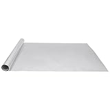 3.3×33 ft Aisle Runner, Double Sided Silver Mirror Aisle Runner, Decorative Carpet Runner Rug for Indoor Outdoor Wedding Ceremony Graduation Party