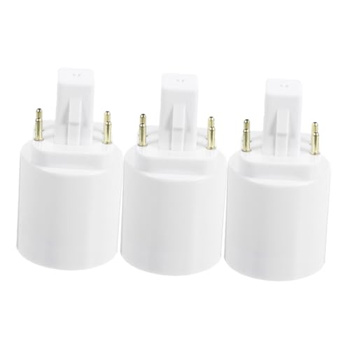 PRETYZOOM 3pièces Adaptateur Vers Convertisseur Ampoule Douilles Led Adaptateur De Lampe Changeur De Douilles Luminaire à Broches à Visser Standard