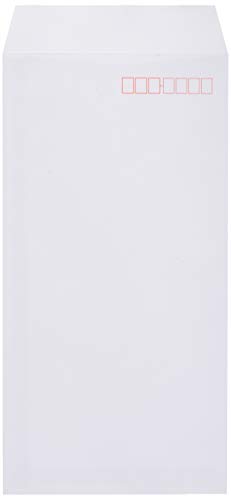 スズキ紙工業 封筒 カラー 長形3号 100枚 KF-N3W100P ホワイト