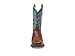 ARIAT Women's Round Up Wide Square Toe StretchFit Western Boot - Buff Blonde/Nautical, 8 Medium