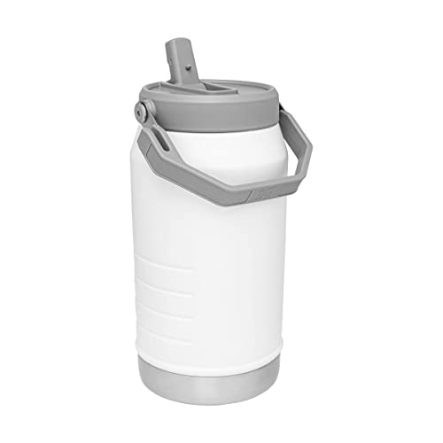 Image of Stanley IceFlow Flip Straw Jug with Handle 64 oz| Twist On Lid and Flip Up Straw | Leak Resistant for Travel and Sports | Insulated Stainless Steel | BPA-Free |Polar