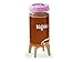 Kefirko Kombucha - Kit di fermentazione | Barattolo di vetro per la produzione casalinga, coperchio, filtri, orologio per fermentazione e libro di ricette, 4 litri (rosa) immagine