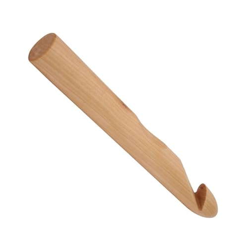 Image of Aqur2020 30mm Large Thick Crochet Hook, 24.7cm Wooden Knitting Needle for Chunky Yarn, Hand Weaving Tool for DIY Crafts Hats Pet Mats