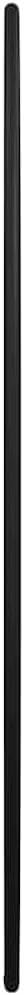 vidaXL Wall Mirror Black Ø 19.7" Round