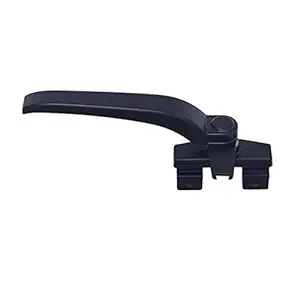 ATORSE Window Handles Casement Locking Handle Fittings for Doors Black Left