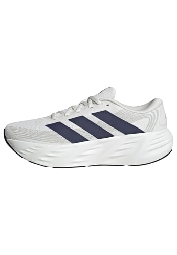 adidas Homme Galaxy 8 Running Shoes, Cloud White/Dark Blue/Core White, 42 2/3 EU