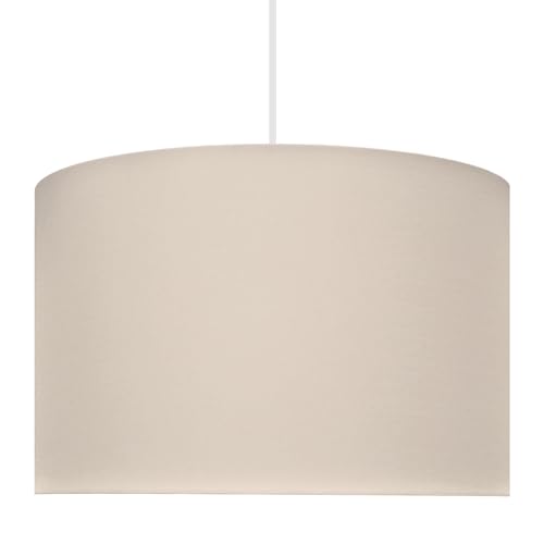 youngDECO® Suspension Luminaire 2xE27, abat-jour en tissu (coton) Ø38cm,diffuseur de lumière supplémentaire, lampe suspendue pour chambre d'enfant, salon, chambre,...