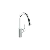 hansgrohe Talis S² Chrome Bar Kitchen Faucet, Kitchen Faucets with Pull Down Sprayer, Faucet for Kitchen Sink, Magnetic Docking Spray Head, Chrome 04286000