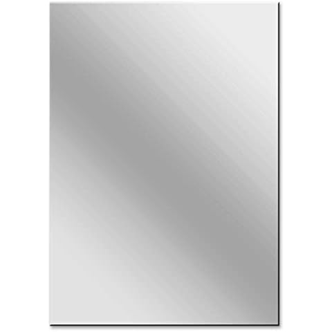 Blanks Direct LARGE PERSPEX MIRROR SHEET 1200MM X 810MM X 4MM SAFETY BACKED EXCELLENT REFLECTION IDEAL FOR GYM'S DANCE STUDIO Cover