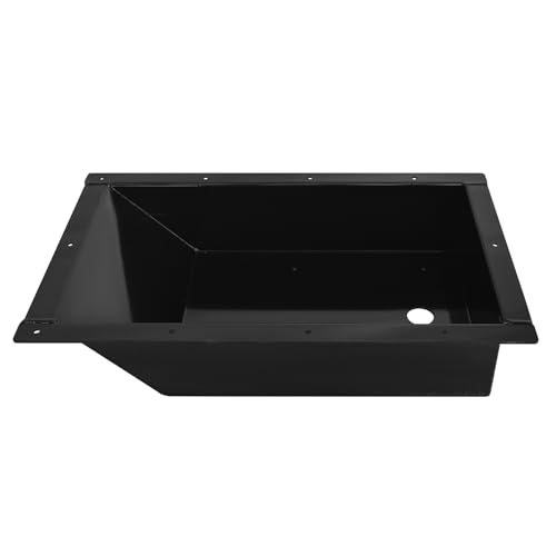 Fsehyue Recessed Boat Trolling Motor Foot Pedal Tray Universal Steel Control Pan Replaces 100RTMP with Predrilled Mounting Holes Black Suitable for Most Boats
