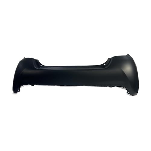 Image of FitParts Compatible with Toyota Yaris 2015-2017 Rear Bumper Cover | Primed, Ready to Paint, OEM 521590U917, TO1100314