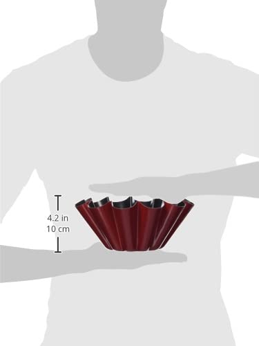 patisse Grand moule à brioche, antiadhésif 39 x 17 cm, profondeur de 6,4 cm, moyen, gris