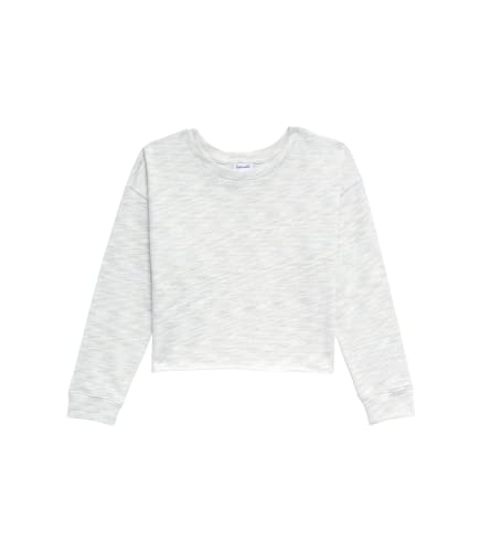 Pullover sweater gris clair pour fille âgée de 8 à 9 ans