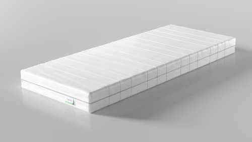 Vanda Tweepersoonsmatras, Afneembare Matras Van Traagschuim En Waterschuim 100 Made In Italy Anti Mijt En Hypoallergeen 160x200h22 Cm