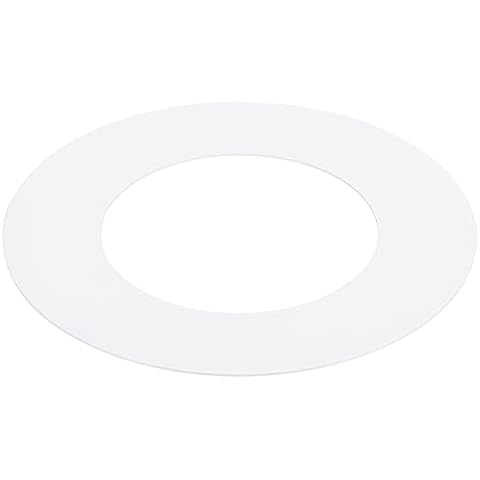 PATIKIL Matte White Goof Ring for Recessed Lights Cover