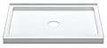 PROFLO PFSBA4234 Hammond 41-7/8" x 33-7/8" Rectangular Shower Base with Single Threshold and Center Drain - White