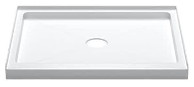 PROFLO PFSBA4234 Hammond 41-7/8" x 33-7/8" Rectangular Shower Base with Single Threshold and Center Drain - White