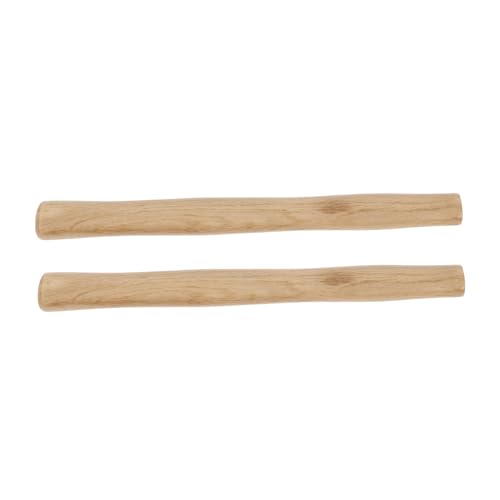 IWOWHERO 2Pcs Wooden Hammer Handle Replacement Ergonomic Design for Various Hammers Material Smooth Finish for Use for Woodworking and Crafting Projects