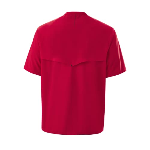 EvoShield Jaqueta de beisebol juvenil Impak manga curta Bp - Estilo descontinuado, Escarlate, M