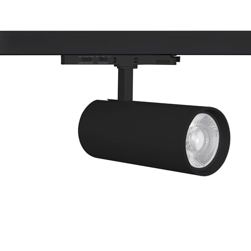 B·LED BARCELONA LED   Proyector LED para carril trifásico   Potencia ajustable: 30W/ 34W/ 38W   CCT   CRI 90