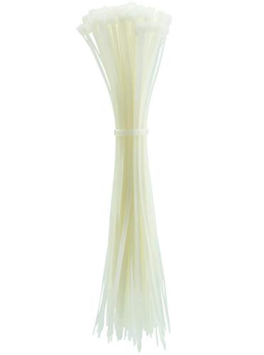 RUTAVM �ό� ���ȃi�C���� �����o���h ���O �ϋv ��4.6mm �P�[�u�� �o���h ����350mm(��������315mm)/100�{�� �^�C���b�v �z���C�g/WHITE/�� �C���V�����b�N �����ϋv�P�[�u���^�C ��v�ȃi�C���� ��^�v���X�`�b�N�R�[